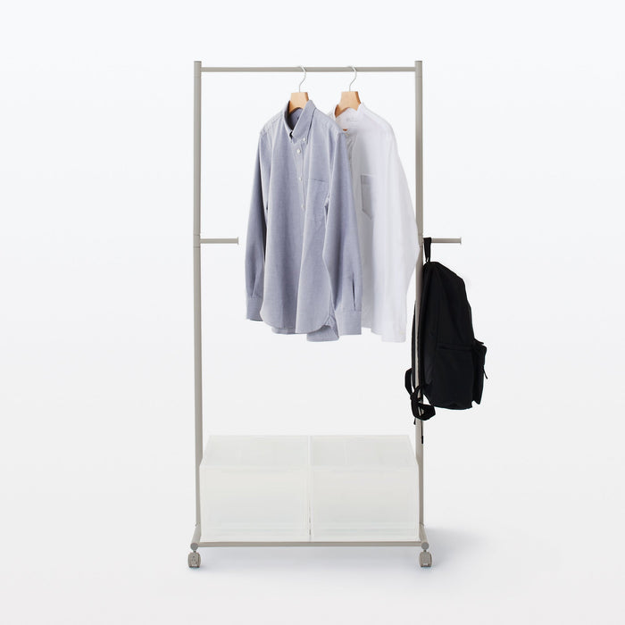 Steel Pipe Clothes Rack - Warm Gray | Household Furniture | MUJI USA