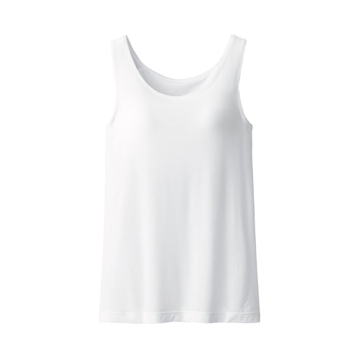Women's Smooth Bra Tank Top White MUJI