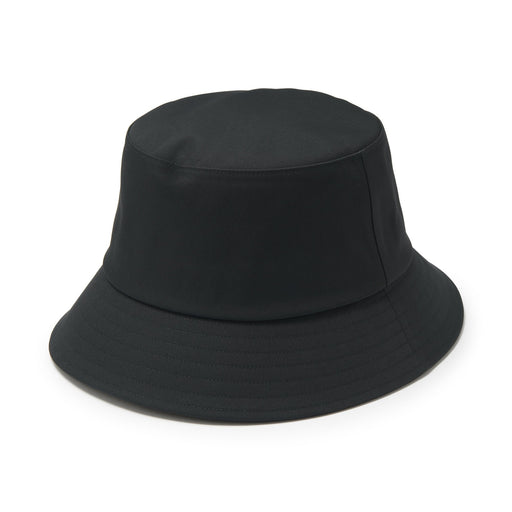 Water Repellent Sealing Taped Bucket Hat Black MUJI