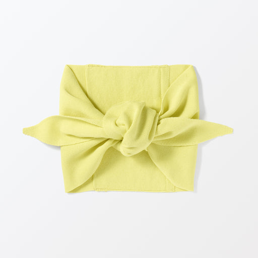 Cotton Silk Scarf with Pocket Light Yellow MUJI