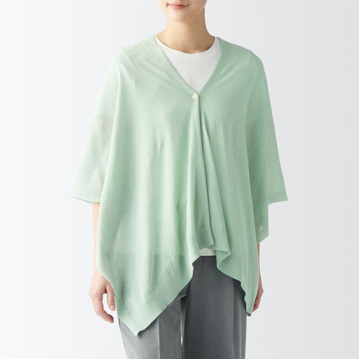 High-Twist Cotton Buttoned Bolero MUJI