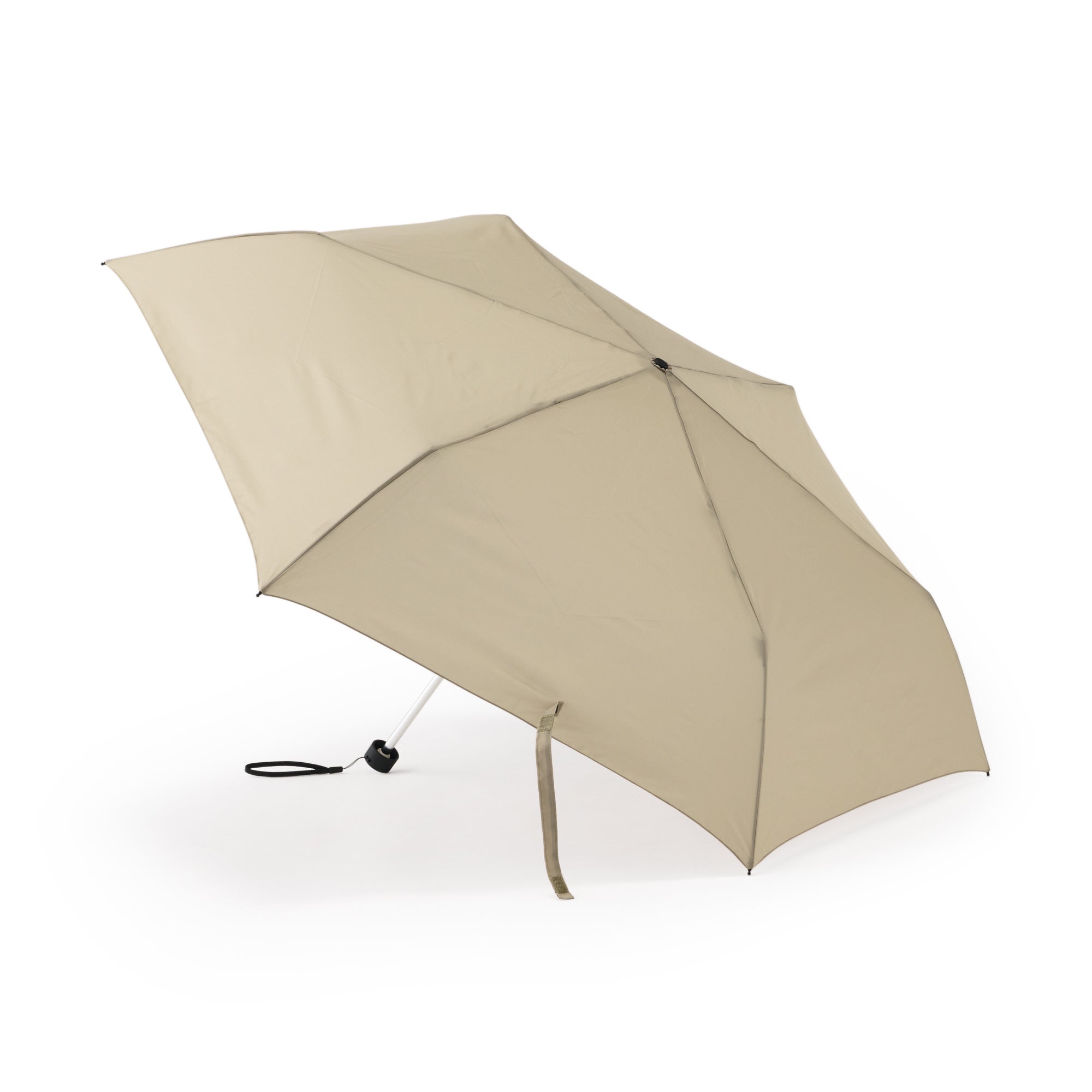 All-Weather Foldable Umbrella Beige | Travel Accessories | MUJI USA