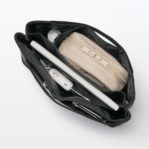 Nylon Bag Organizer - Black MUJI