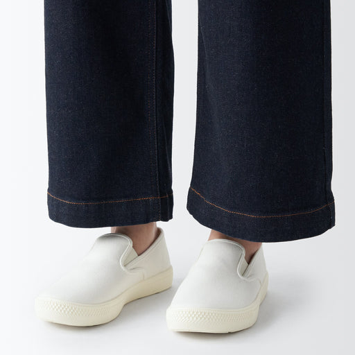 Less Tiring Slip-On Sneakers Off White 25cm (US W8.5 M7) MUJI