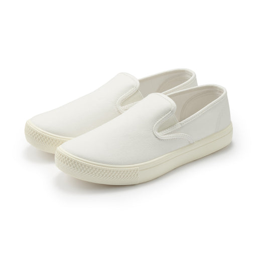 Less Tiring Slip-On Sneakers Off White 25cm (US W8.5 M7) MUJI