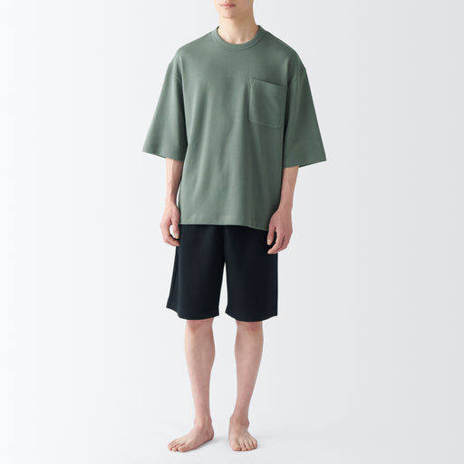 Men's Sweatshirt Short Sleeve Loungewear Set MUJI