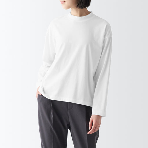 Women's Jersey Crewneck Long Sleeve T-Shirt MUJI