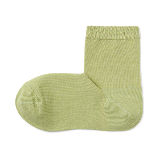 Right Angle 3 Layer Loose Top Short Socks Light Green 23-25cm (US W6-8 M5-7) MUJI