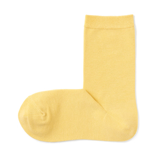 Right Angle 3 Layer Loose Top Socks Light Yellow 23-25cm (US W6-8 M5-7) MUJI