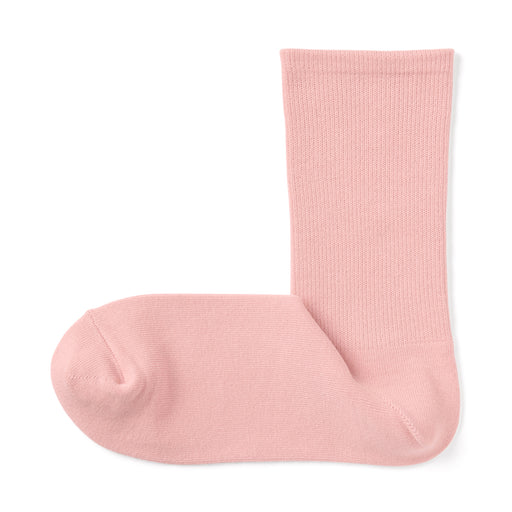 Right Angle Loose Top Tapered Socks Pale Pink 23-25cm (US W7-9 M5-7.5) MUJI