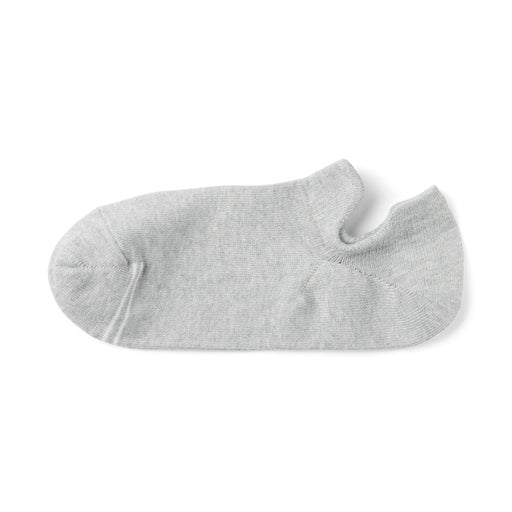 Right Angle Sneaker Socks with Tabs Gray 27-29cm (US W11-12.5 M9-11) MUJI
