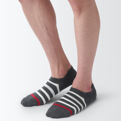 Right Angle Striped Sneaker Socks MUJI