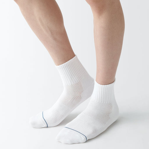 Right Angle Breathable Mesh Short Socks MUJI
