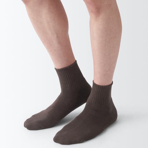 Right Angle Pile Short Socks MUJI