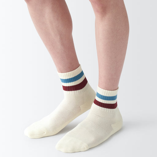Right Angle Pile Short Socks MUJI