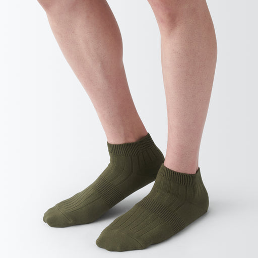 Right Angle Pile Short Socks MUJI