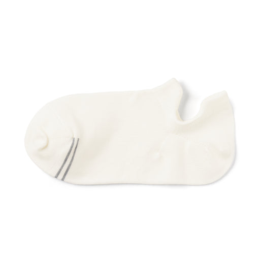 Right Angle Sneaker Socks with Tabs Off White MUJI
