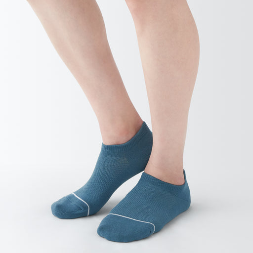 Right Angle Breathable Mesh Sneaker Socks MUJI