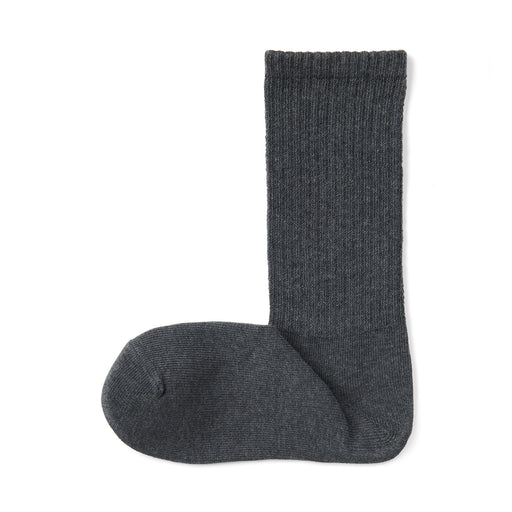 Right Angle Loose Top Loose Fit Socks Charcoal Gray 23-25cm (US W7-9 M5-7.5) MUJI