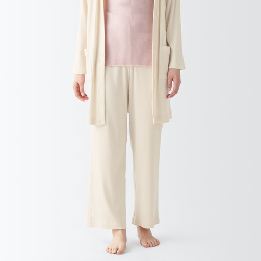 Women's Smooth Ribbed Long Pants MUJI