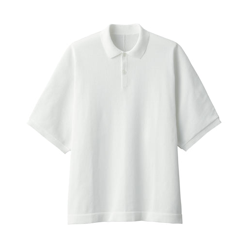 LABO Unisex Quick Dry Knitted Polo Shirt Off White MUJI