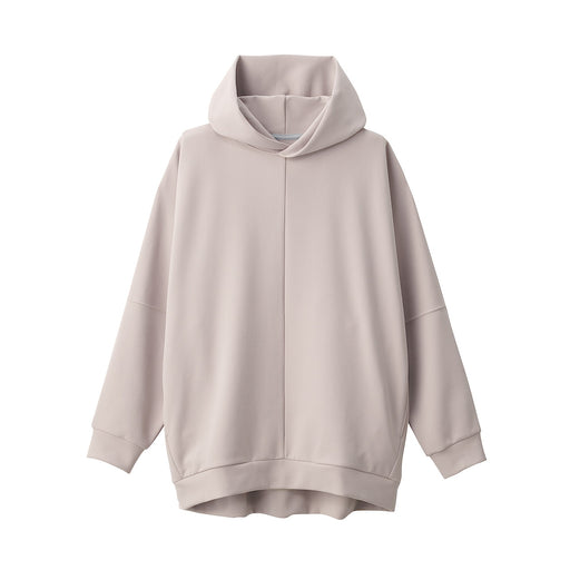 LABO Unisex Water Repellent Double Knitted Pullover Hoodie Gray MUJI