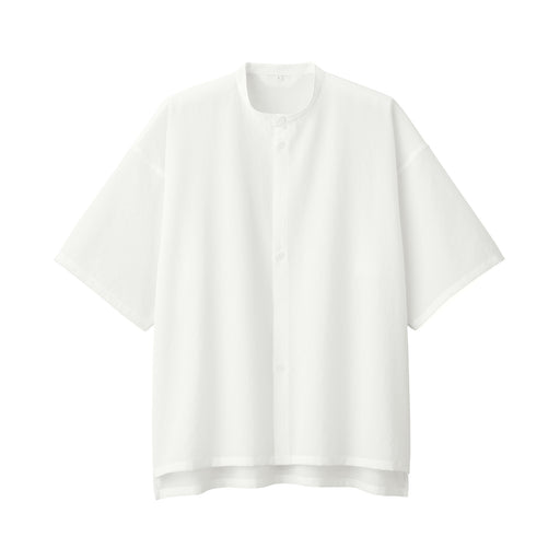 LABO Unisex Easy-Clean Short Sleeve Shirt Off White MUJI