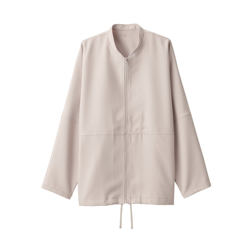 Labo Unisex Easy-Clean Zip-Up Blouson Gray MUJI