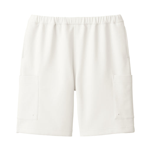 LABO Unisex Water Repellent Double Knitted Short Cargo Pants Ivory MUJI