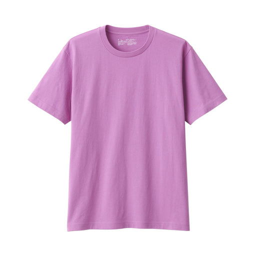 Men's Washed Jersey Crewneck Short Sleeve T-Shirt Pink MUJI
