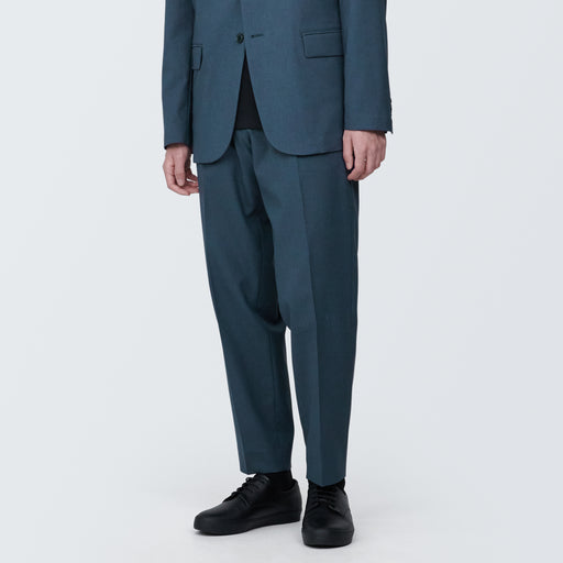 Men's Non-Creasing Stretch Single-Dart Pants MUJI