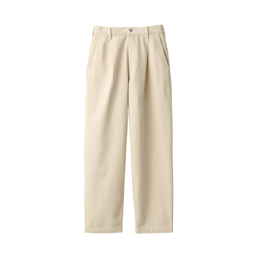 Men's Kapok Blend Work Pants Natural MUJI