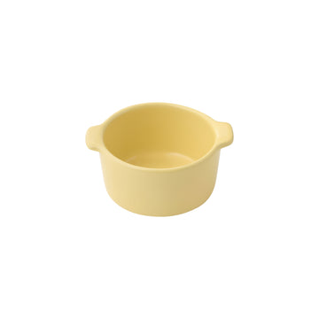 Stoneware Mini Cocotte Bowl (Dia. 4.5") - Light Yellow MUJI