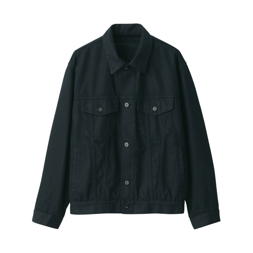 Men's Kapok Blend Jacket Black MUJI