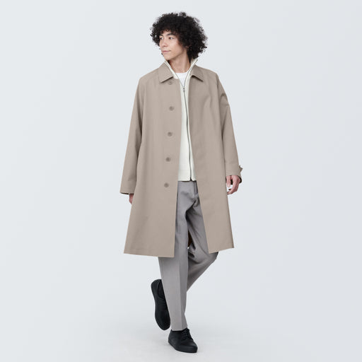 Men's Water Repellent Stand Fall Collar Coat MUJI
