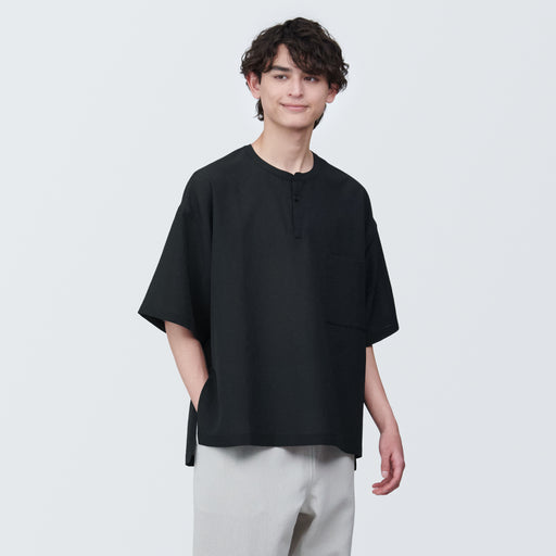 LABO Unisex Easy-Clean Short Sleeve Pullover Shirt MUJI