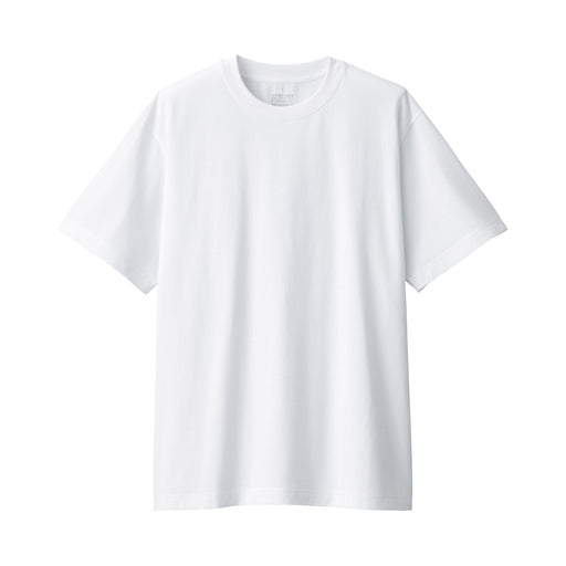Men's Jersey Crewneck Short Sleeve T-Shirt White MUJI