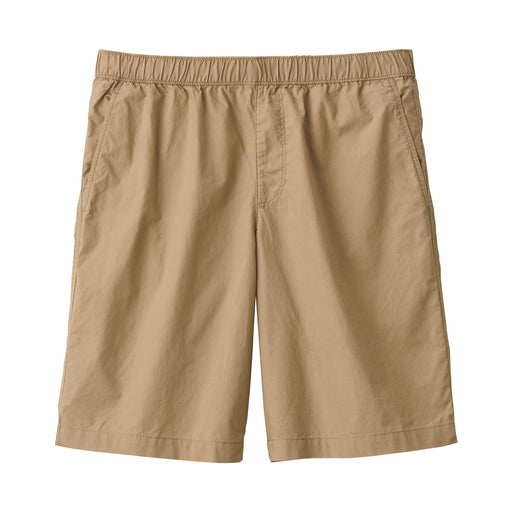 Men's Washed Broad Easy Shorts Light Beige MUJI