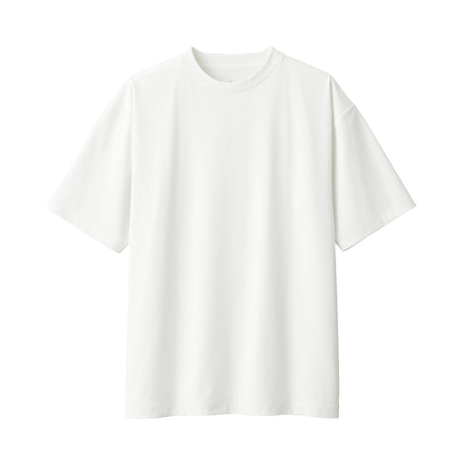 Men's UV Protection Quick Dry Short Sleeve T-Shirt Off White MUJI
