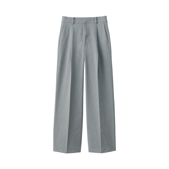 Women's Wrinkle Resistant Pleated Straight Pants, Women's Spring Fashion