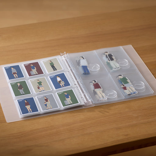 muji card binder Polypropylene Card Holder