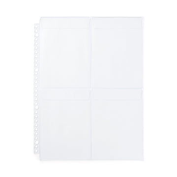 4-Pocket Refill for A4 Wide Organizer MUJI