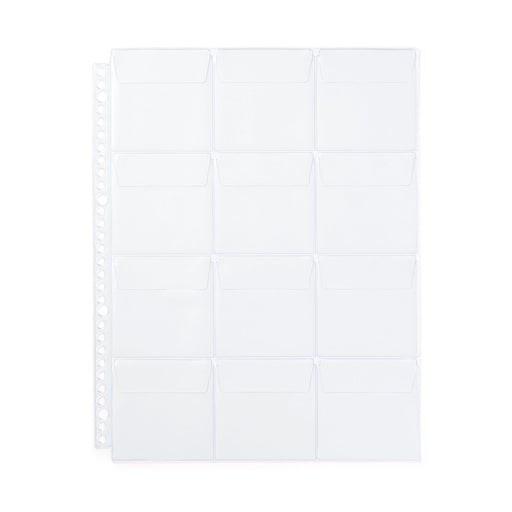 #wk 23 -import- 12-Pocket Refill for A4 Wide Organizer MUJI