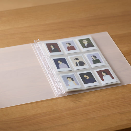 INSTAX Mini 9-Pocket Refill for A4 Wide Organizer MUJI