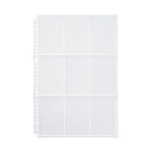 INSTAX Mini 9-Pocket Refill for A4 Wide Organizer MUJI