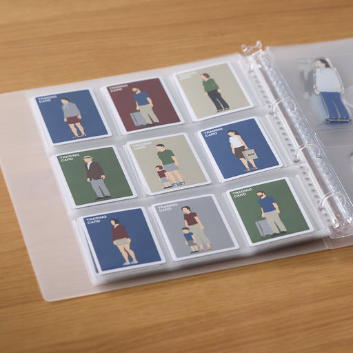 Trading Card 9-Pocket Refill for A4 Wide Organizer MUJI