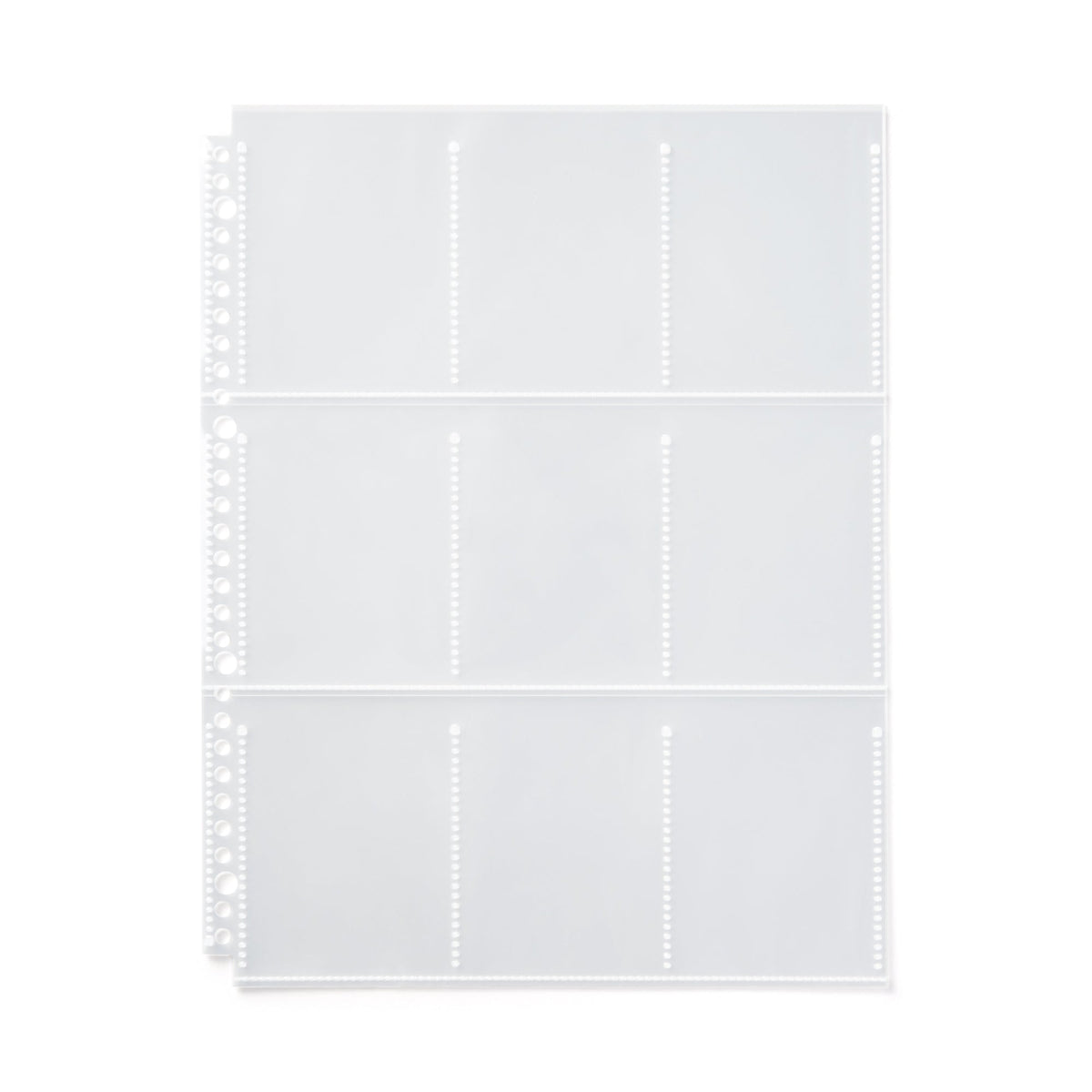 office depot card sleeves Trading Card 9-Pocket Refill for A4 Wide Organizer