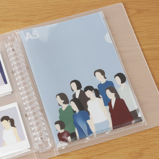 #wk 23 -import- Clear Pocket Refill for A5 Wide Organizer MUJI