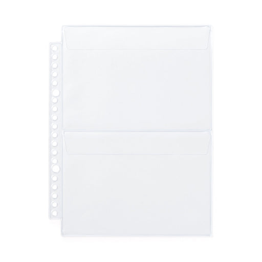 2-Pocket Refill for A5 Wide Organizer MUJI