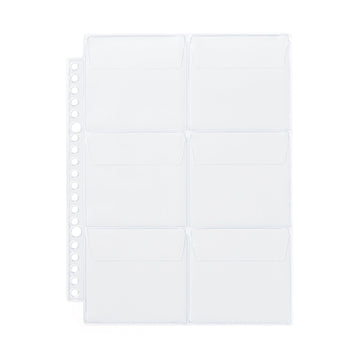 6-Pocket Refill for A5 Wide Organizer MUJI